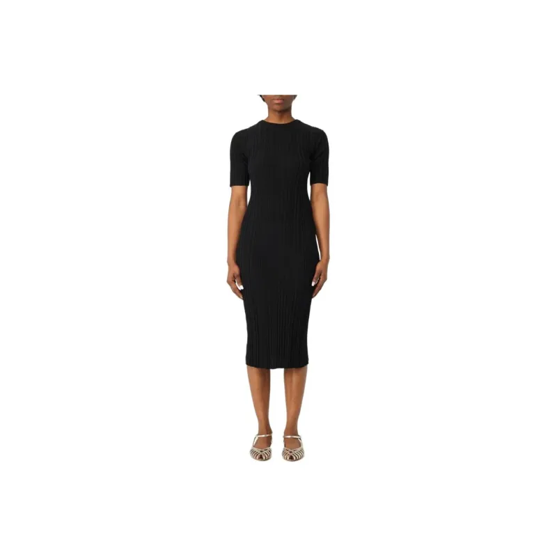 Loulou De Saison Short Sleeved Dresses Women's Black-0
