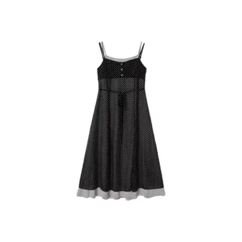 EKOOL Slip Dresses Women's Black