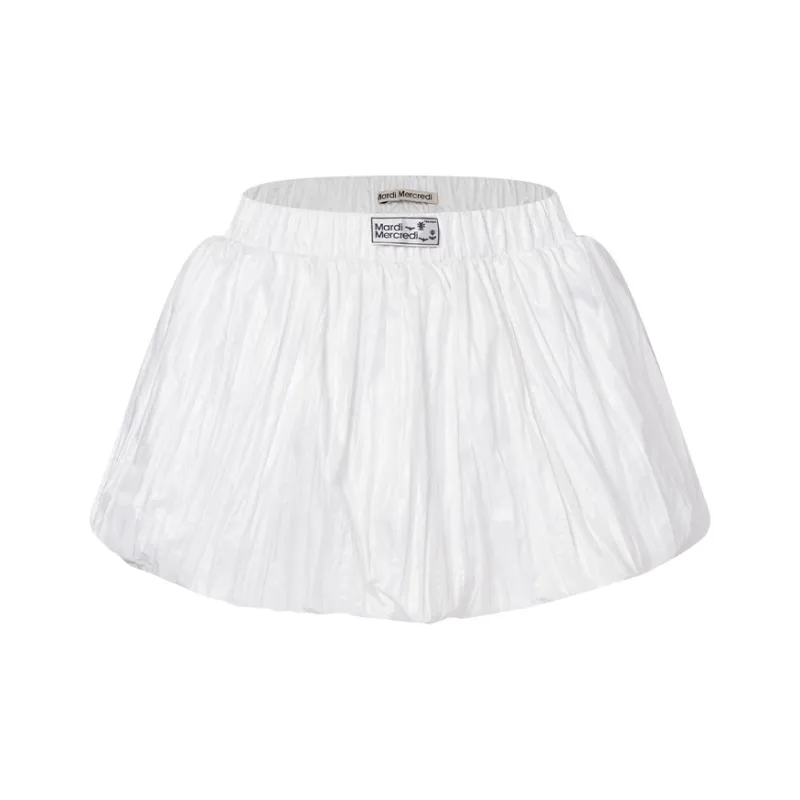 MARDI MERCREDI SS24 Casual Short Skirts Women's Diamond Black-3