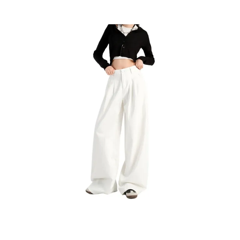 YINLEI FW24 Jeans Women's White-0