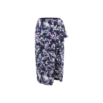 IRO NIGHT Casual Long Skirts Women's Blue Purple