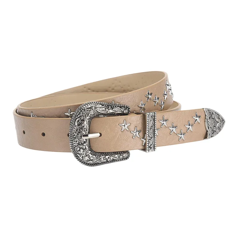 JEANSWEST PU Leather Belts Women's Width 2.8cm-4