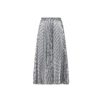 FENDI Casual Long Skirts Women's Silver