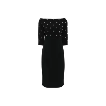 Sachin & Babi Fatima Crystal-embellished Midi Dress