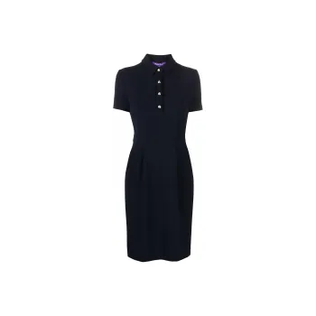 Polo Ralph Lauren Short Sleeved Dress Women's Blue