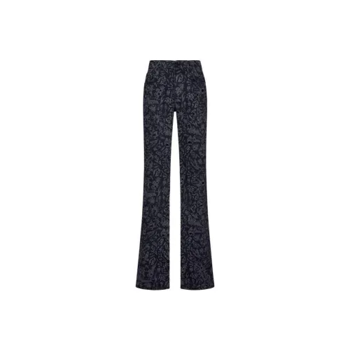 OFF WHITE Logo Patch Flared Pants