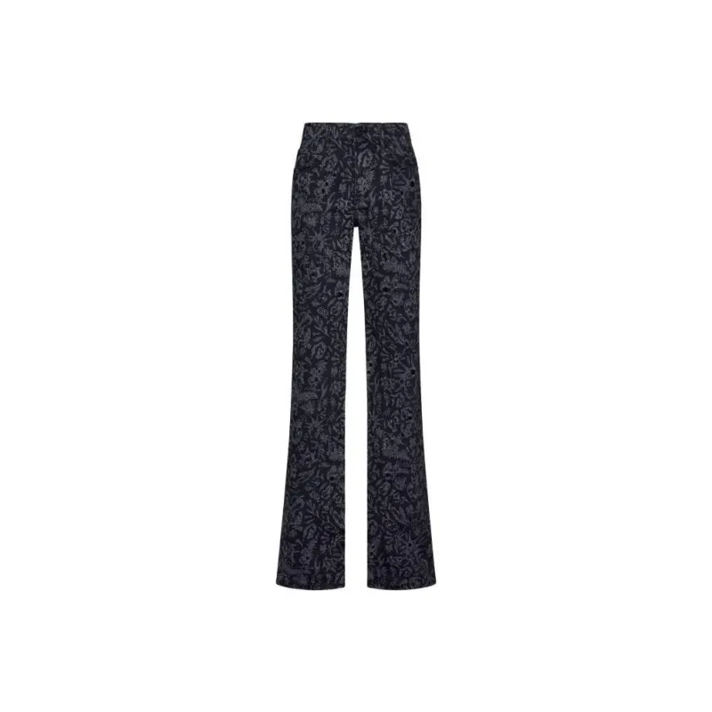OFF WHITE Logo Patch Flared Pants-0