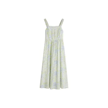 Inman Sleeveless Dress Women's Turquoise Mountain And River