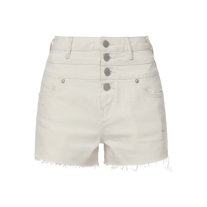 EVISU Denim Shorts Women's White-0