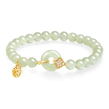 VIVIWELL Bracelets Green Jade Women's