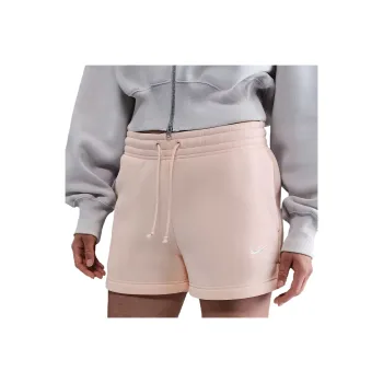 Nike Sportswear Phoenix FleeceSwoosh Casual Shorts Women's Pink