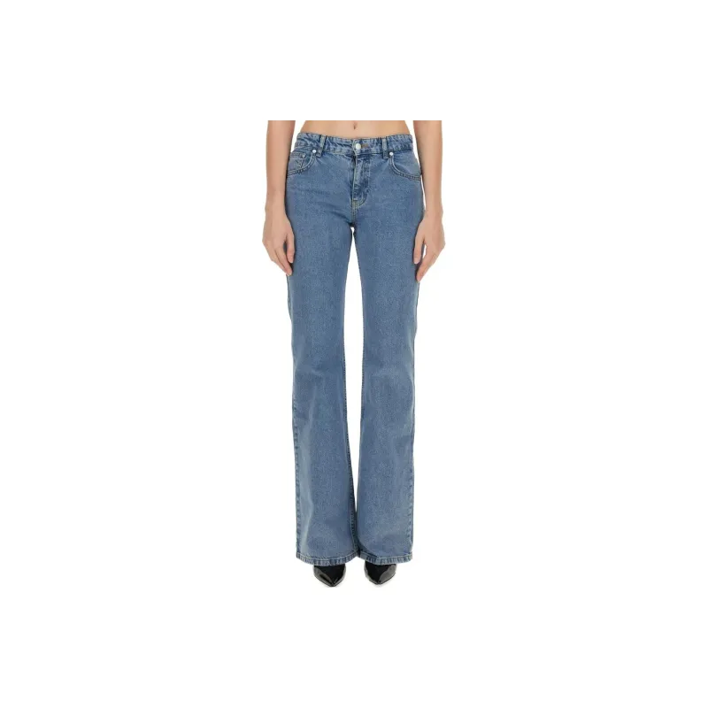 MOSCHINO Jeans Low Rise Washed Denim Jeans-0