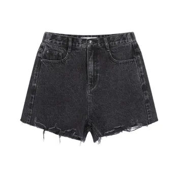 Broadcast Denim Shorts Women's Black
