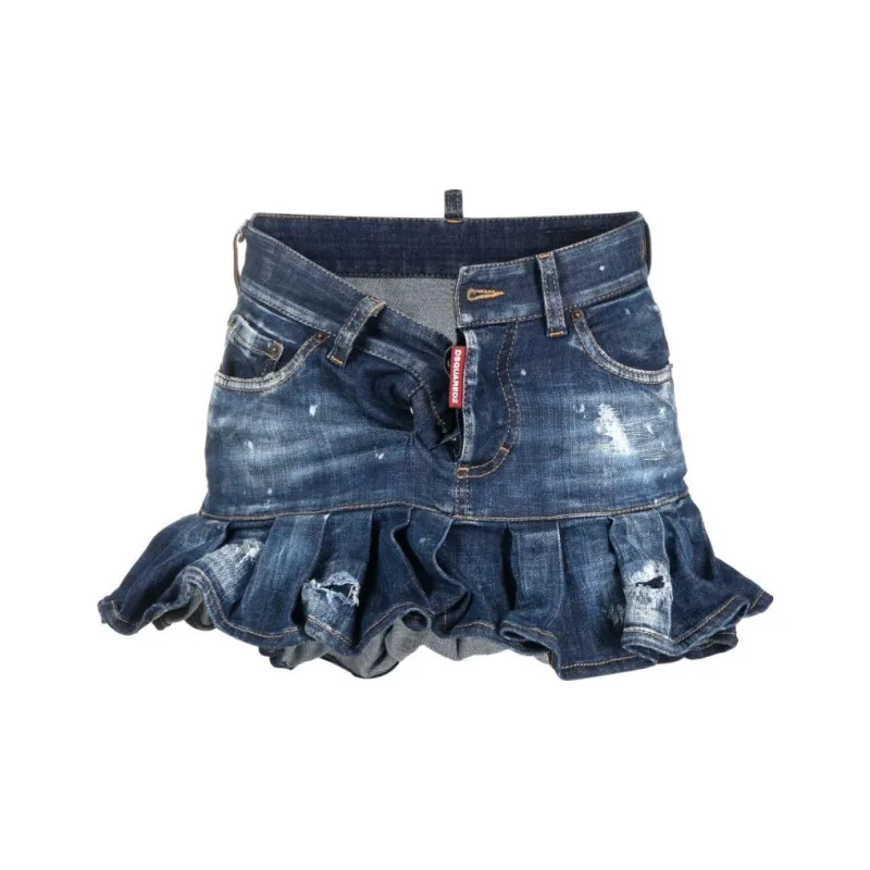 DSQUARED 2 Denim Short Skirts Women's Blue-0
