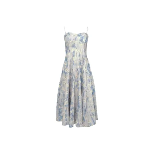 MTHE Slip Dresses Women's Blue