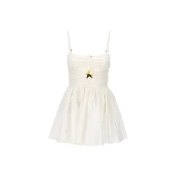 AREA Slip Dresses Women's Beige