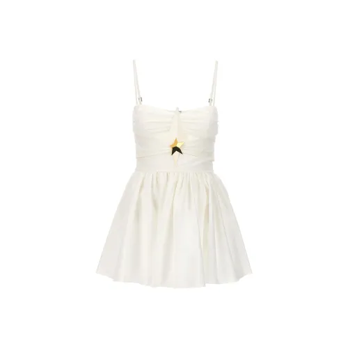 AREA Slip Dresses Women's Beige