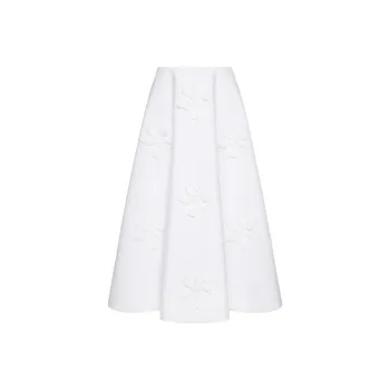 Valentino SS24 Casual Long Skirts Women's White