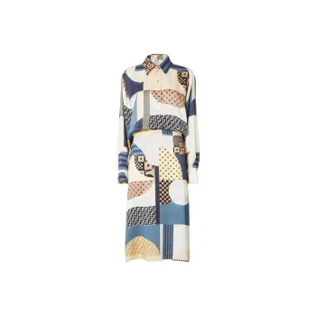 FENDI Long Sleeved Dress Women's Multicolor