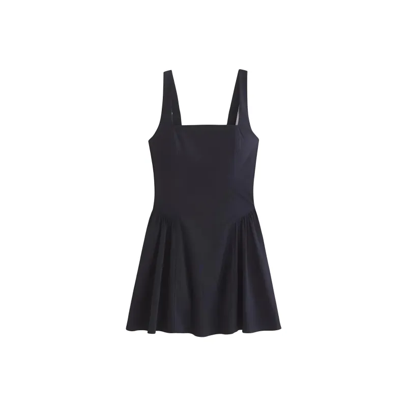 Abercrombie＆Fitch Sleeveless Dress Women's Black-0