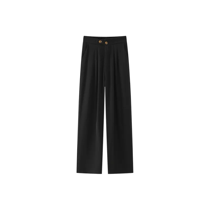 Cotton Suit Trousers Women's-0