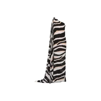 ELIE SAAB Zebra print Silk Dress