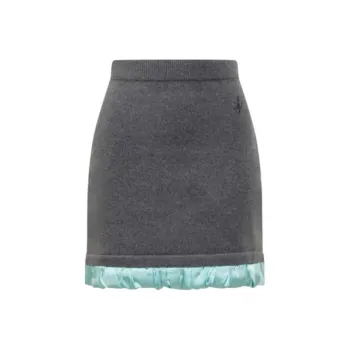 JW Anderson Satin Detailed Mini Skirt