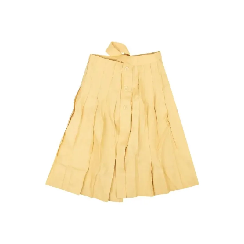 Jacquemus La Jupe Plissee 'Yellow Sand'-0