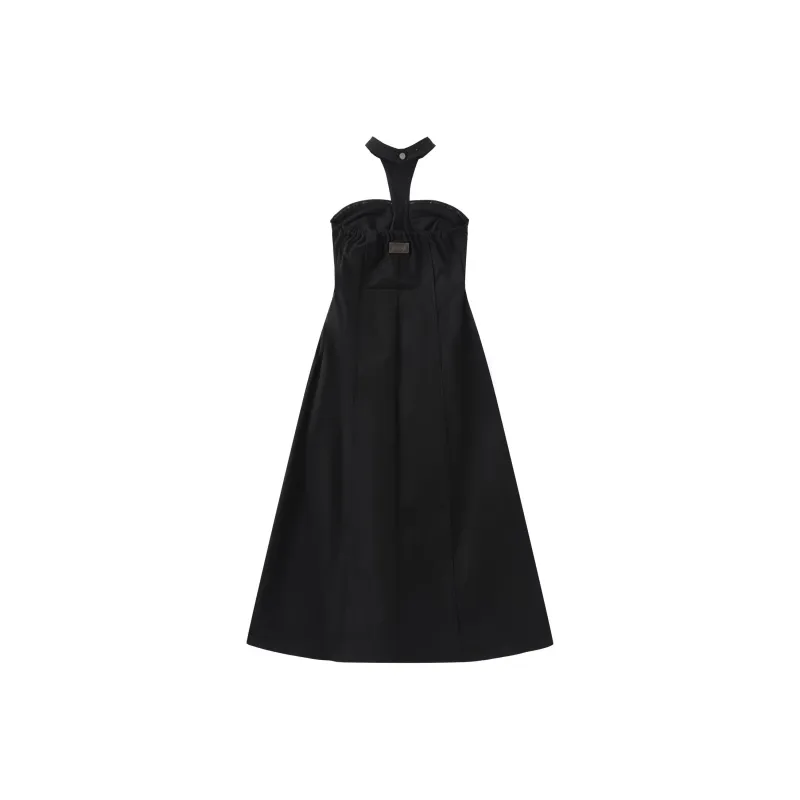 YJ1NGZYZJ Sleeveless Dress Women's Black-0