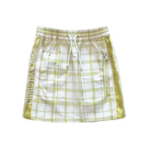 DIOR Casual Short Skirts Women's Green