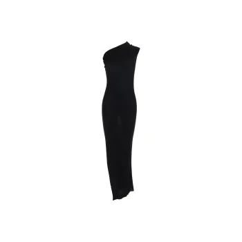 RICK OWENS Athena One Shoulder Midi Dress