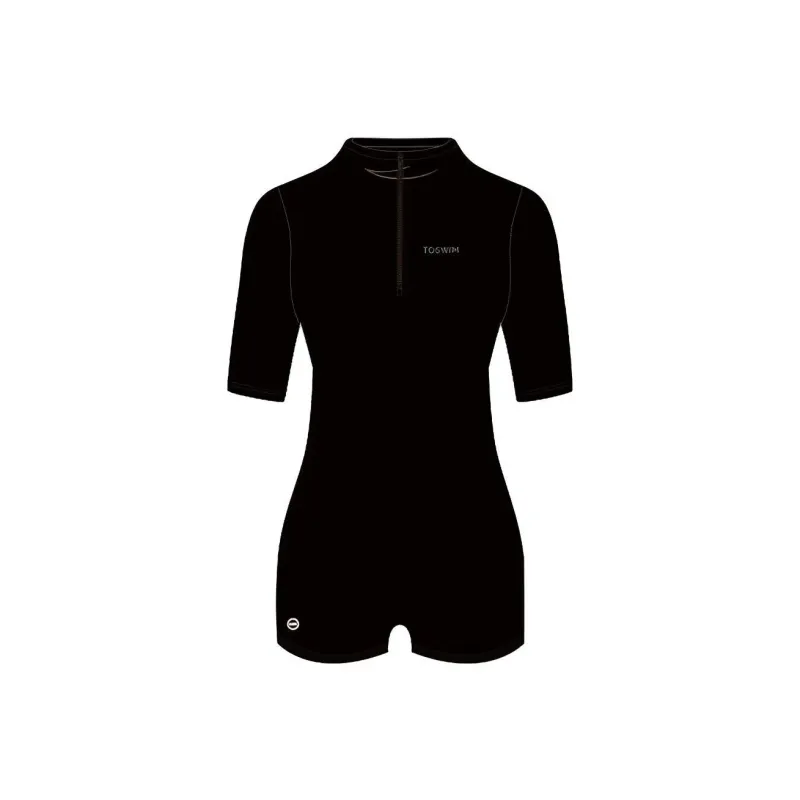 TOSWIM One Piece Swimsuits Women's Cool Black Sailor-0