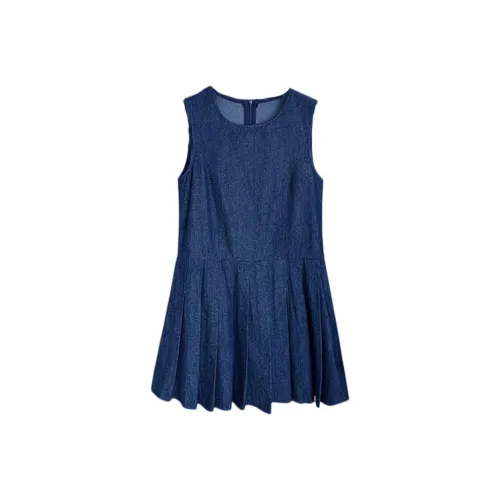 Yvetteclassic Sleeveless Dress Women's Dark Blue