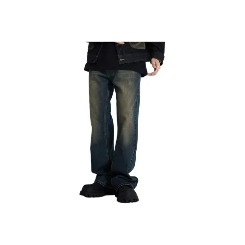 SONGS ALONG Jeans Unisex Twilight Yellow