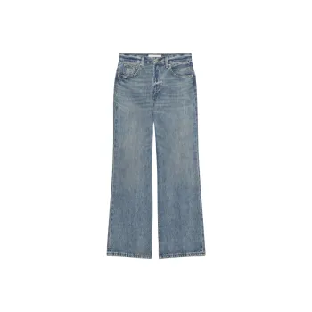 ARITZIA Denim Forum The Farrah Hi-Rise Wide Jean Jeans Women's Into The Bleu Light/Blue Light
