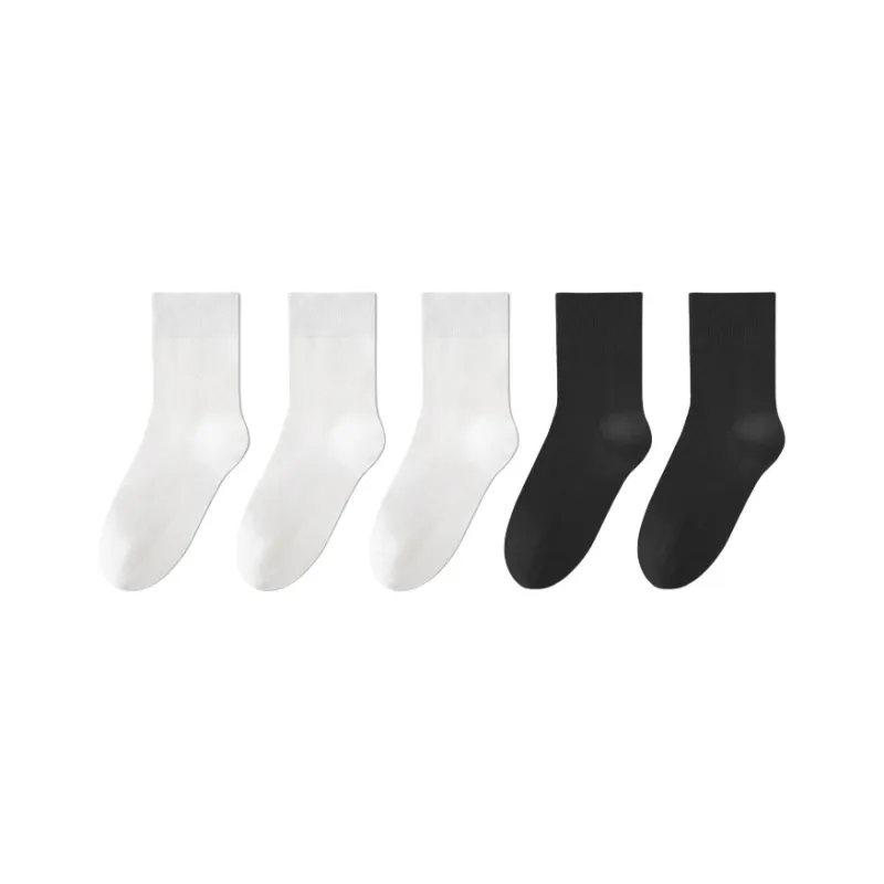 LUYOUYE Mid Calf Socks Women's 5 Pack-7