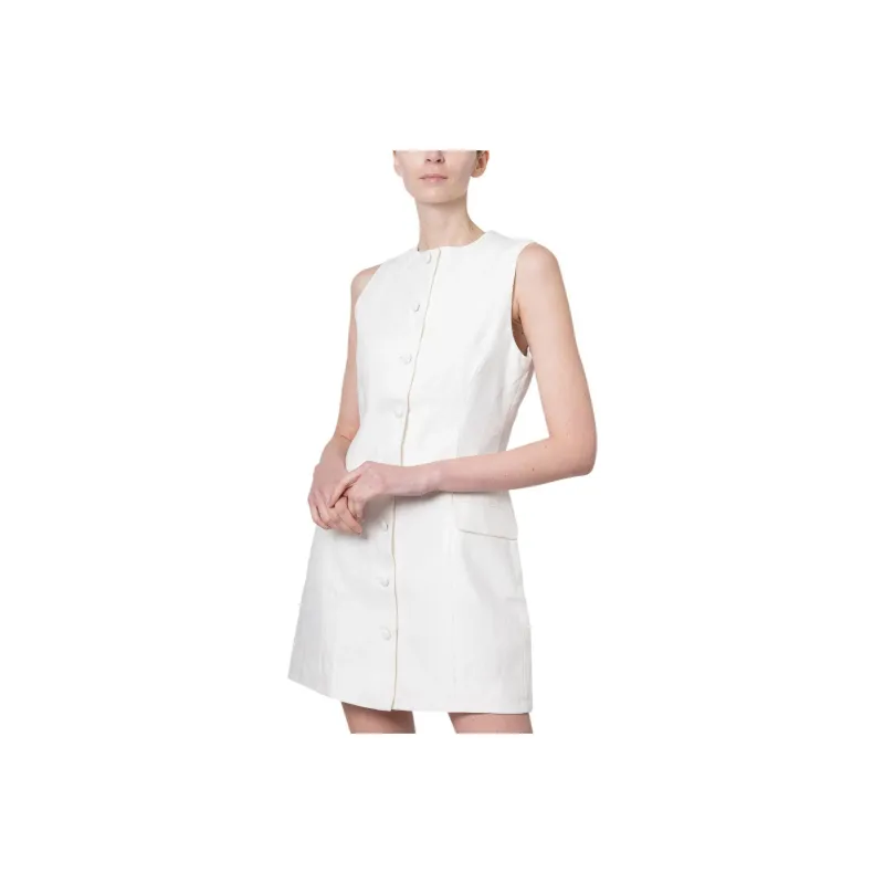 FAITHFULL THE BRAND Sleeveless Dress Women's White-0