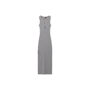 LOEWE SS25 Sleeveless Dress Women's Mixed Color Gray