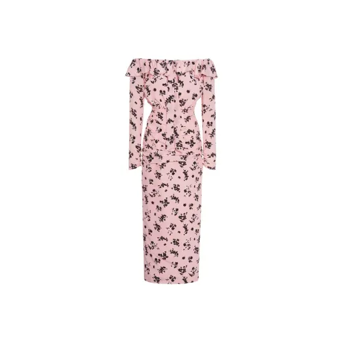 Alessandra Rich Pattern Printed Dress