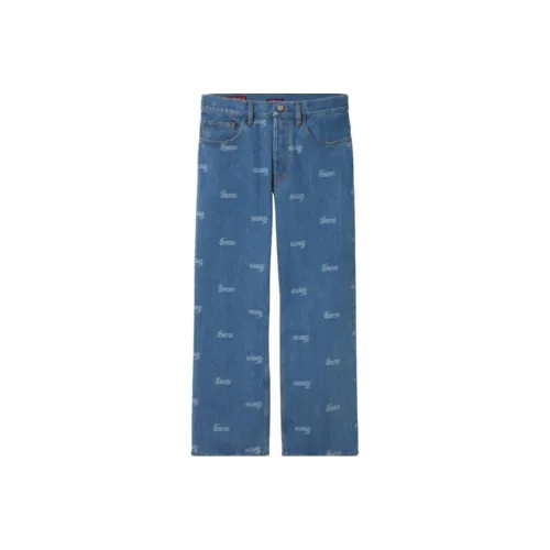 GUCCI Eco Lasered Denim Jeans 'Light Blue'