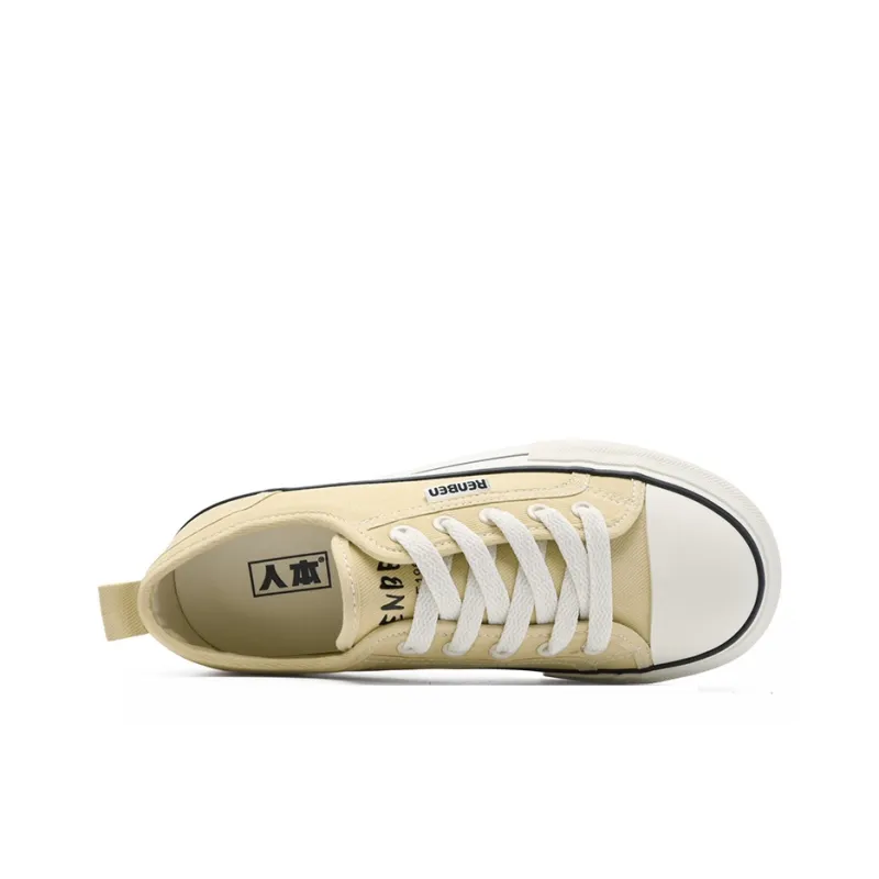 RENBEN Lightweight, Wear resistant, And Non slip Low Top Canvas Shoes Women's-15