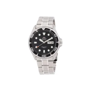 ORIENT Automatic Mechanical Movement Stainless Steel Strap Watch 41mm Men's Watches Black Dial