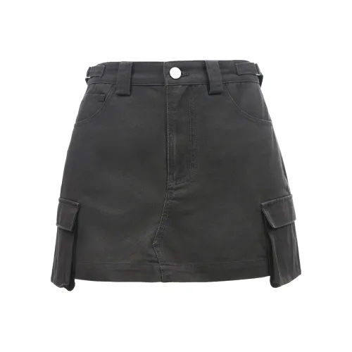 ONLY Casual Shorts Women's Gray Wool