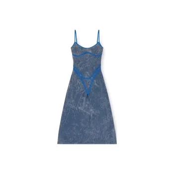 DIESEL D Wow Spaghetti Strap Midi Dress