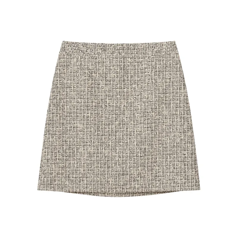 HAZZYS Casual Short Skirts Women's Beige-0