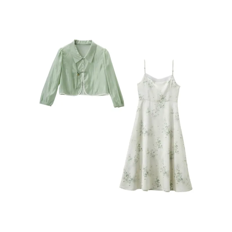 XIANGYING Two Piece Skirt Sets Women's-2