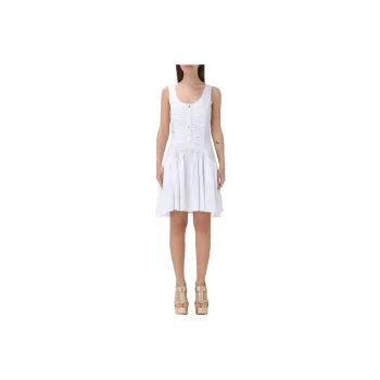 PINKO Sleeveless Dress Women's White