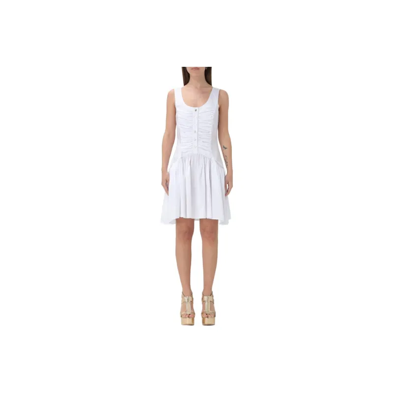 PINKO Sleeveless Dress Women's White-0