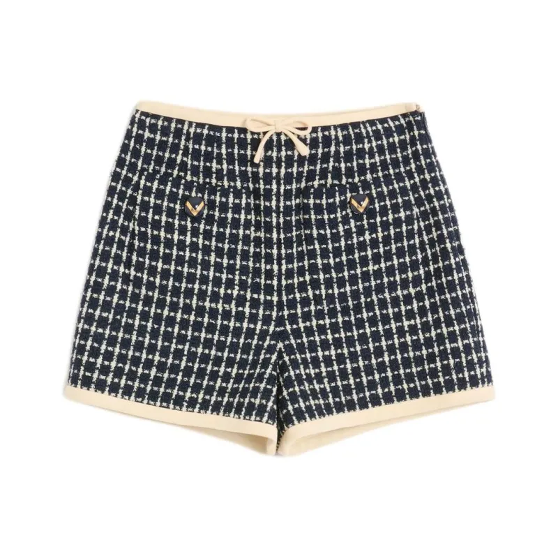 Valentino SS25 Casual Shorts Women's Marine Blue-0
