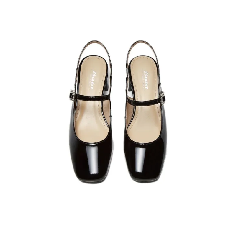BATA Chunky Heel High Heels Women's-10